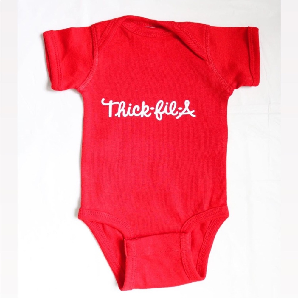 Thick-fil-a baby onesie
